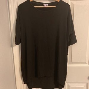 LLR LuLaRoe Irma - Solid Black Noir